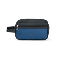 NÉCESSAIRE COURO SINTÉTICO SPX-19022-PRE/AZU NA COR PRETO