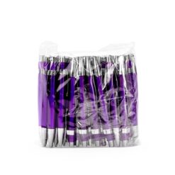 CANETA PLÁSTICA PCT C/ 50 PEÇAS SPX-P@08809P-ROX NA COR ROXO